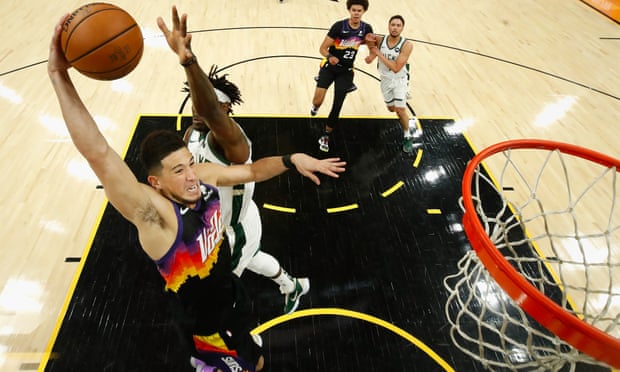 Devin Booker and Phoenix Suns torch Bucks to go halfway home in NBA finals