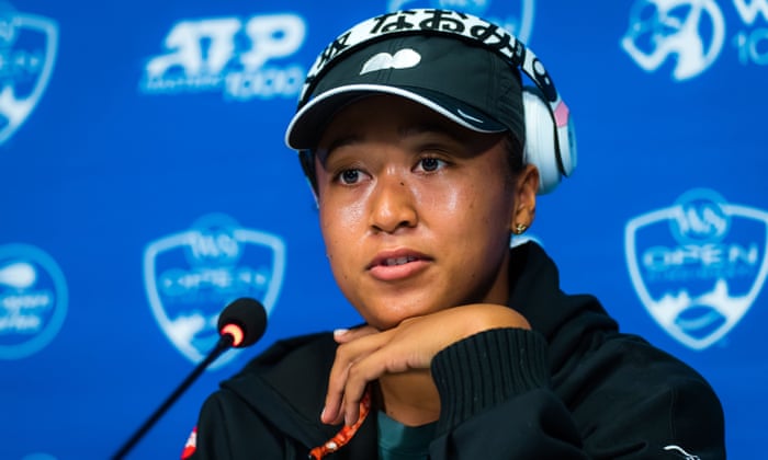 Naomi Osaka in tears during first press conference since French Open