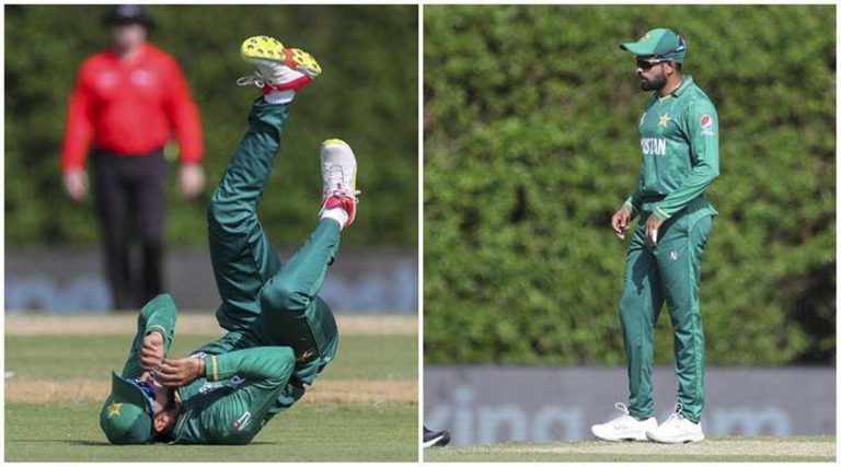 You have grown old: Watch Babar Azam troll Shadab Khan on-field during PAK vs WI warm-up