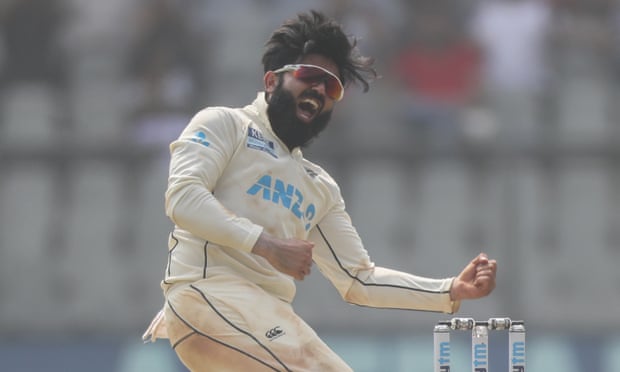 New Zealand spinner Ajaz Patel takes all 10 wickets in Test against India