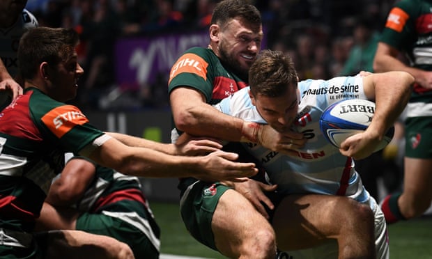Adam Thompstone salvages losing bonus point for Leicester at Racing 92