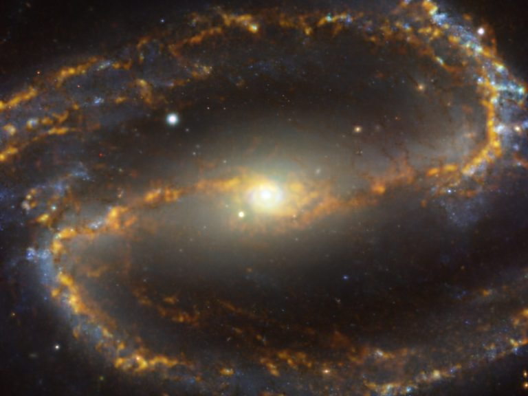 ‘Cosmic caramel swirl’: ESO releases new image of NGC 1300 galaxy